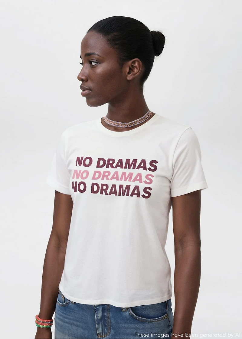 Velvet text t-shirt