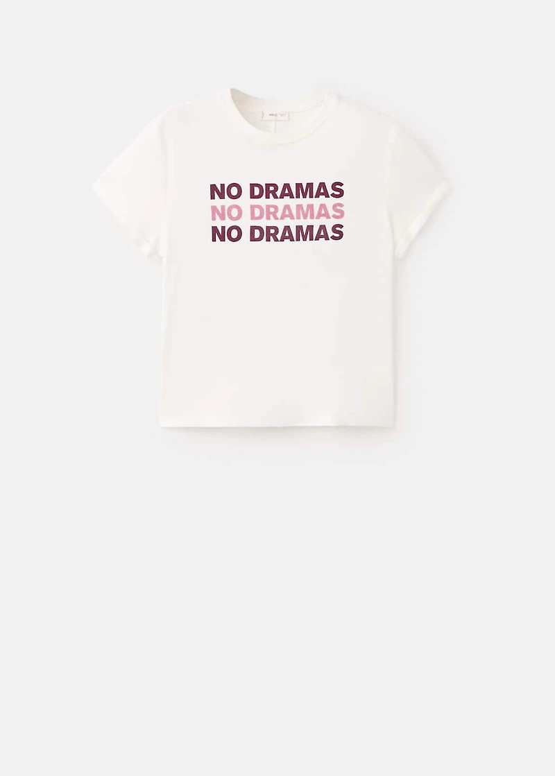 Velvet text t-shirt