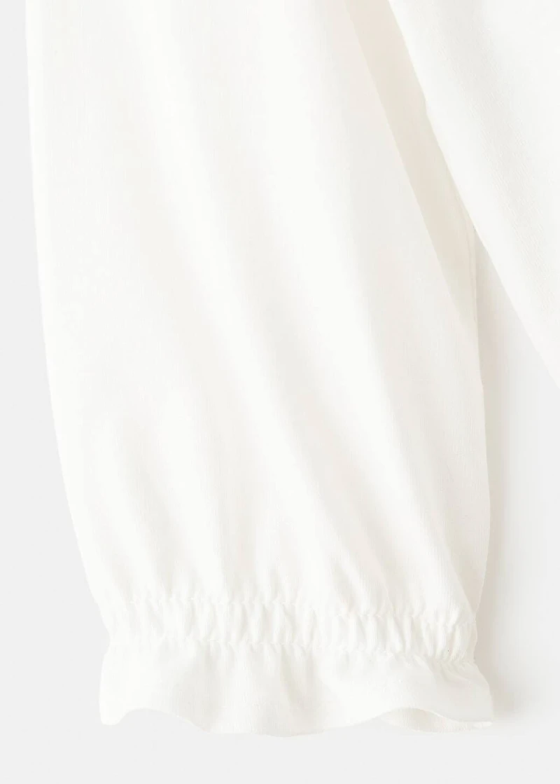 Printed cotton-blend t-shirt
