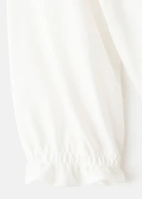 Printed cotton-blend t-shirt
