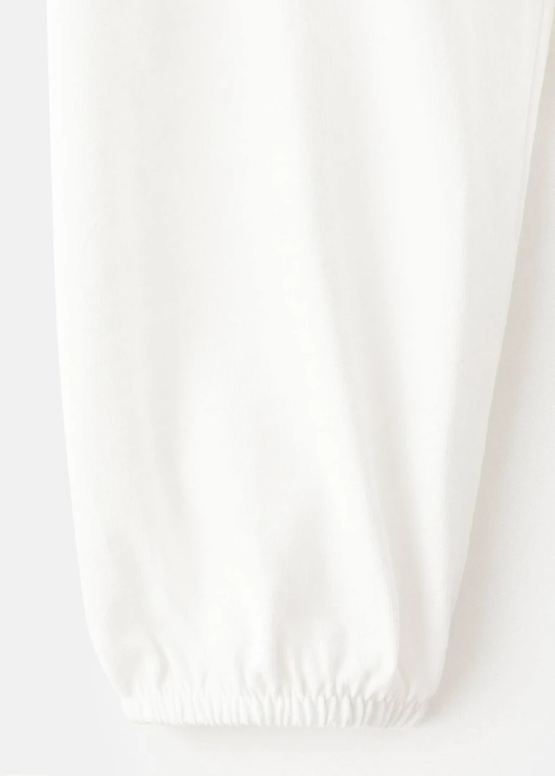 Floral-embroidered t-shirt