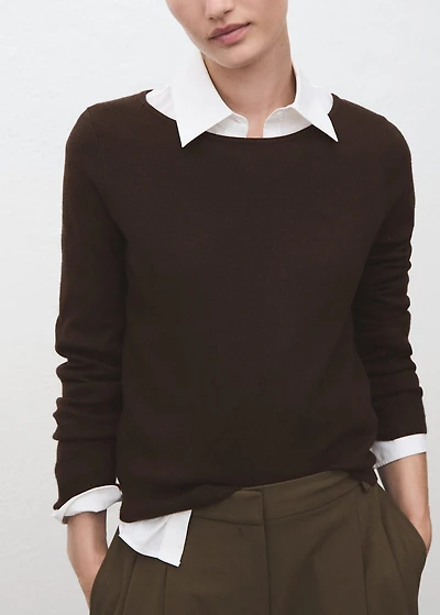 Fine-knit sweater
