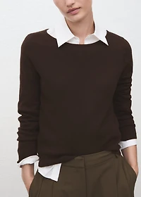 Fine-knit sweater