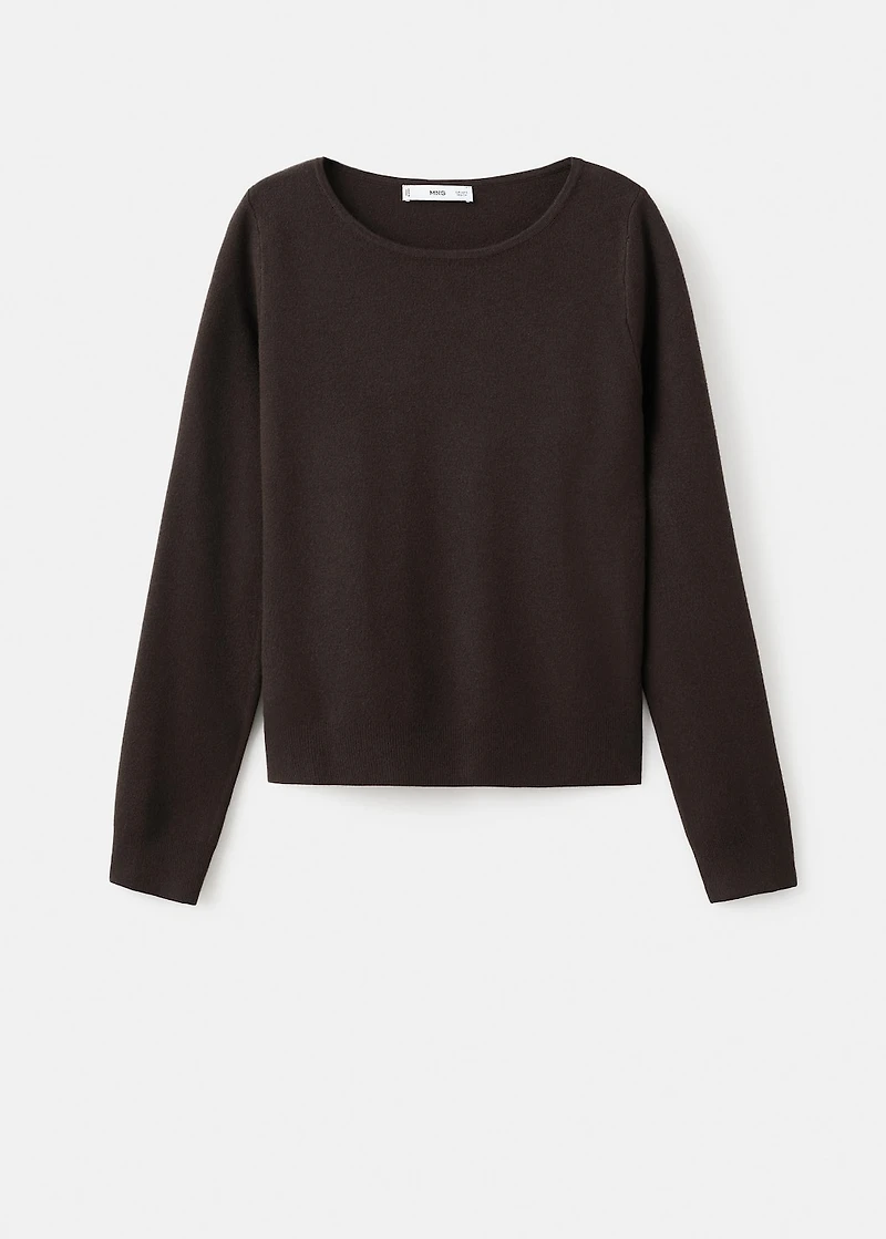 Fine-knit sweater