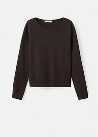 Fine-knit sweater