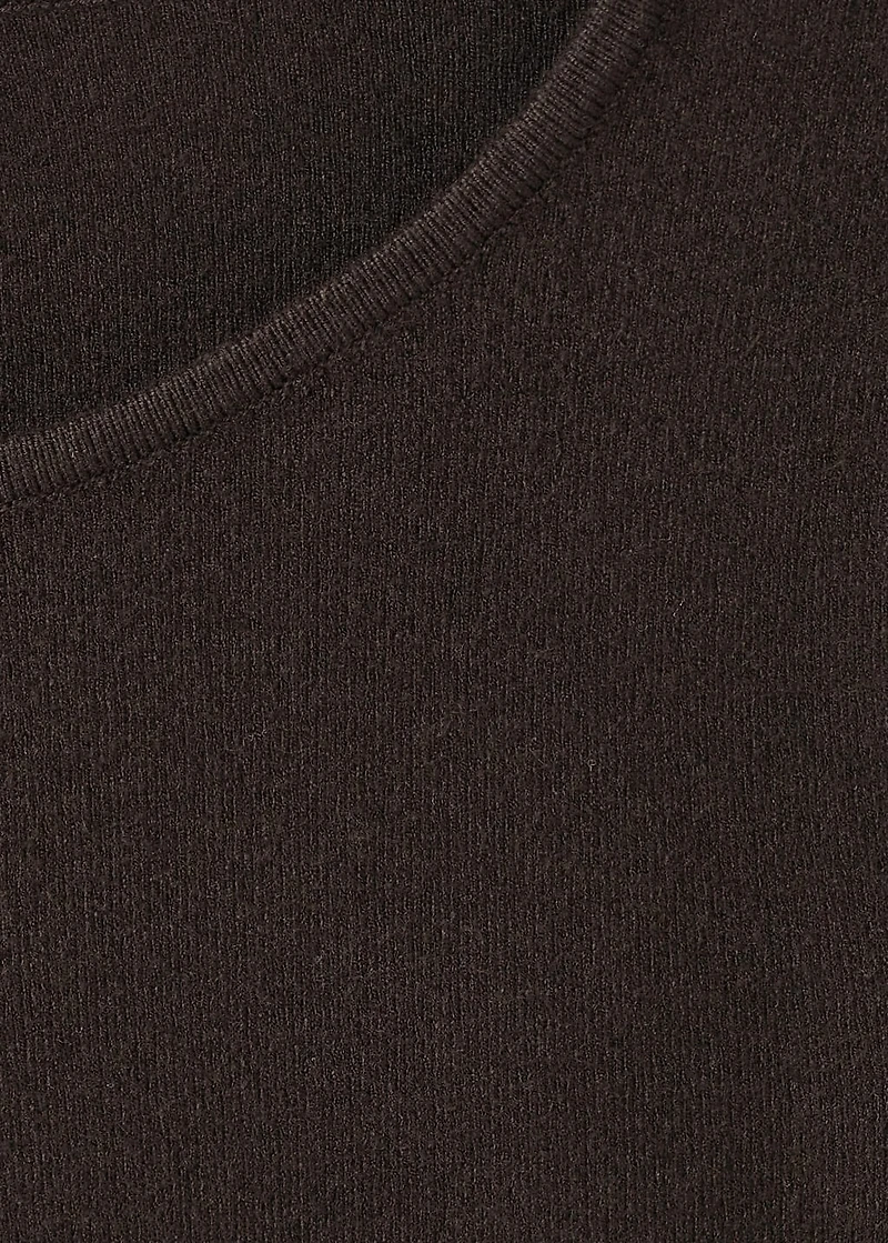 Fine-knit sweater