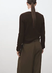 Fine-knit sweater