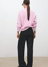 High collar sweater