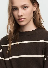 Knit striped sweater