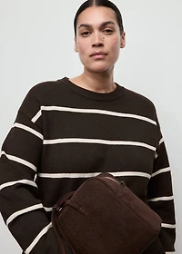 Knit striped sweater