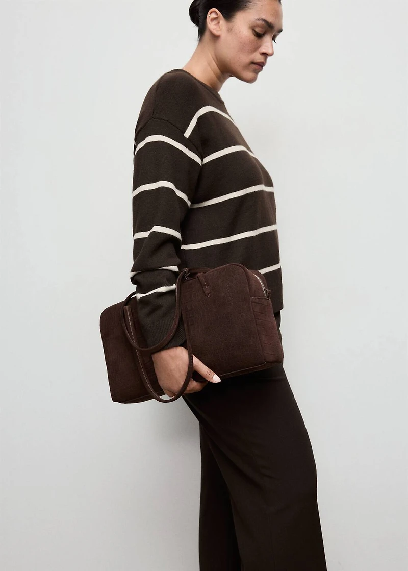 Knit striped sweater