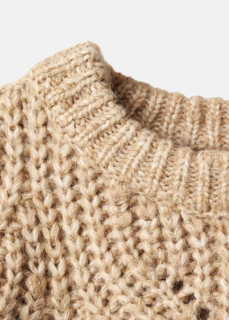 Chunky-knit sweater