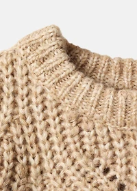 Chunky-knit sweater
