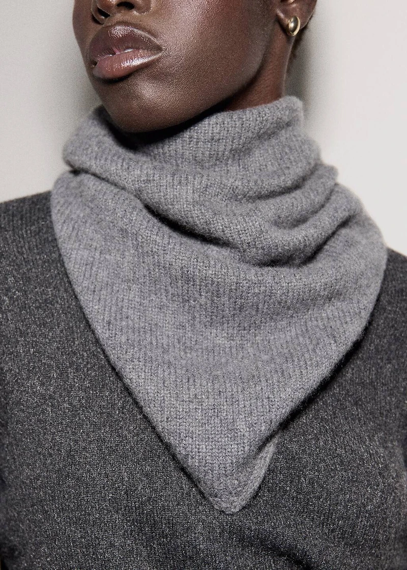 Cable-knit turtleneck sweater