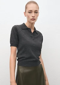 Polo neck sweater