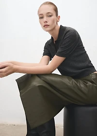 Polo neck sweater