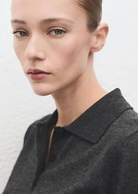 Polo neck sweater