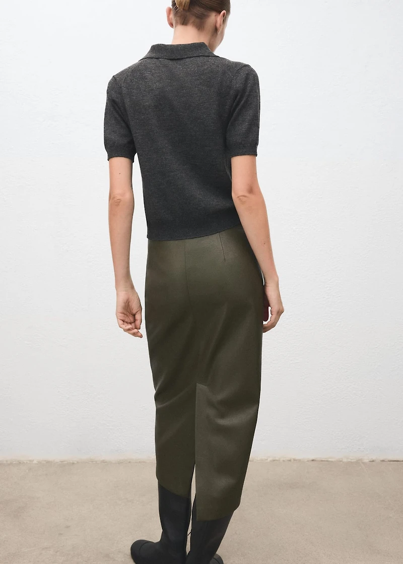 Polo neck sweater