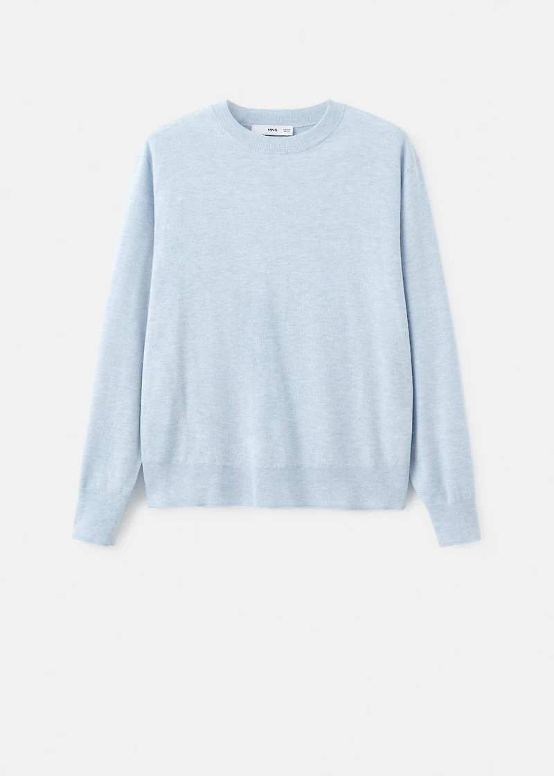 Fine-knit sweater
