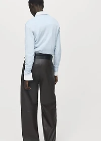 Fine-knit sweater