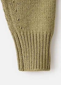 Oversized chunky-knit sweater