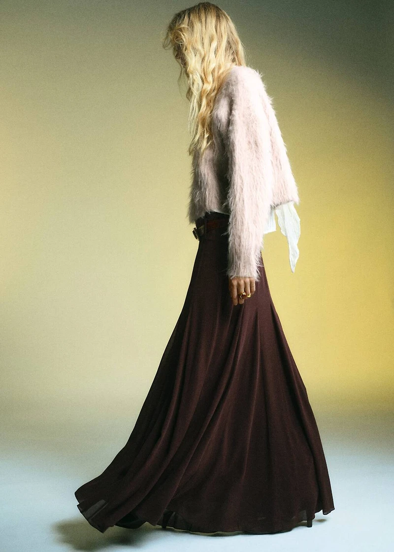 Fur-effect sweater