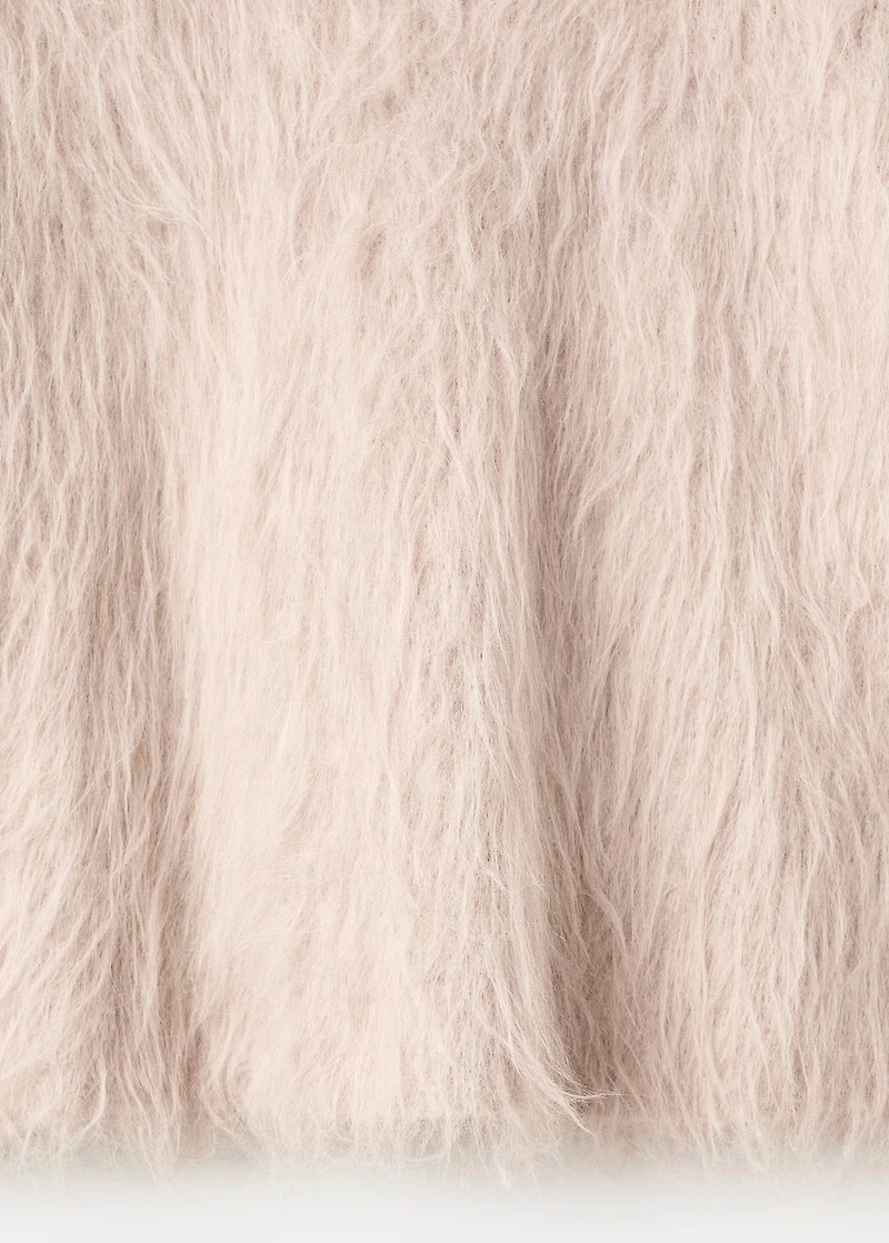Fur-effect sweater