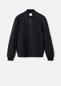 Bomber Zip Sweatshirt