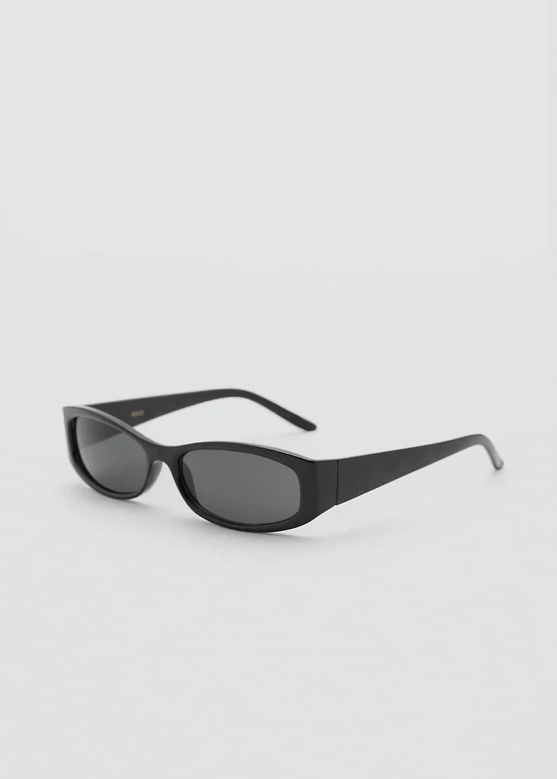 Rectangular-frame sunglasses