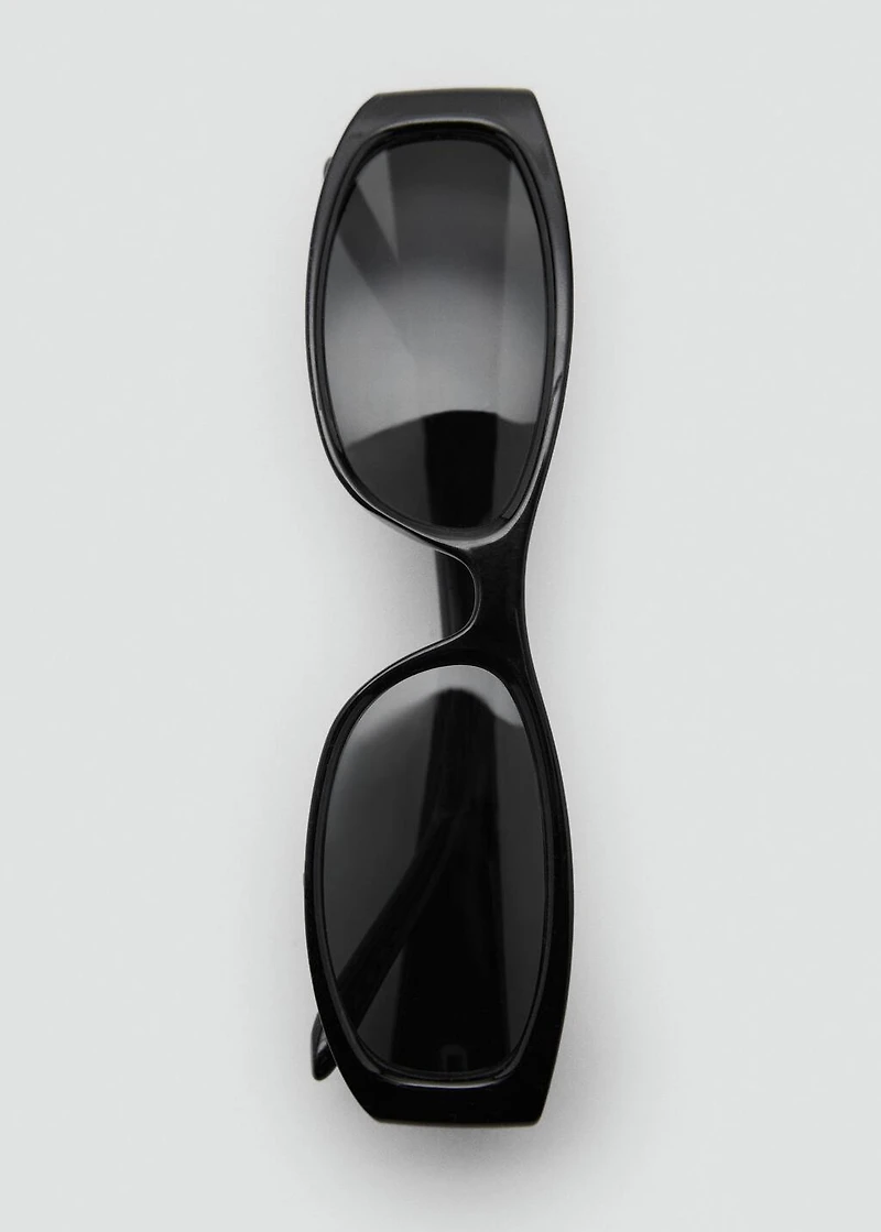Rectangular-frame sunglasses