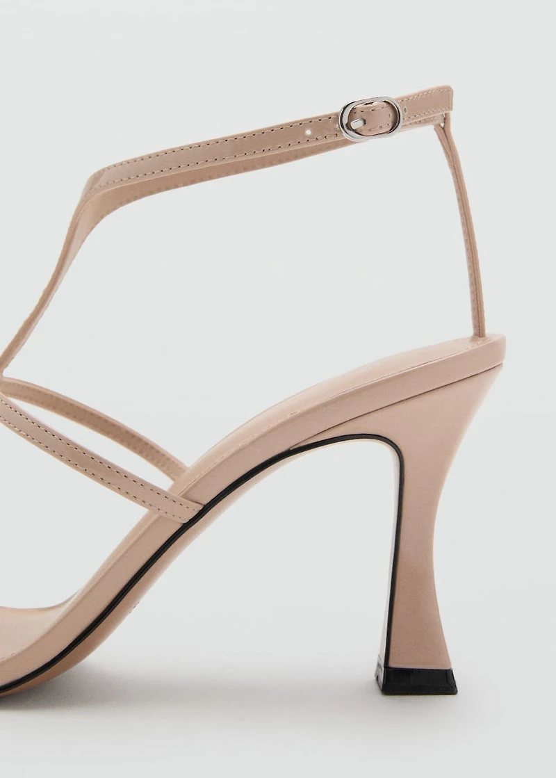 Heel strips sandals