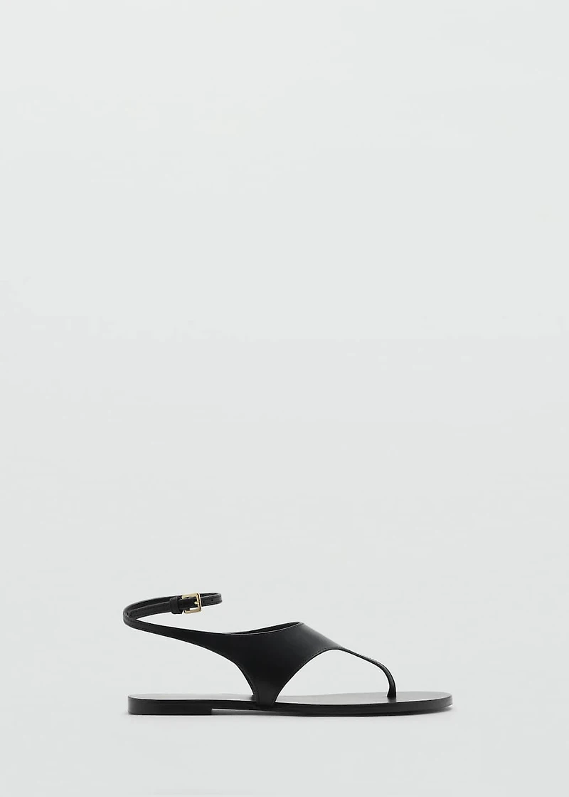Leather straps sandals