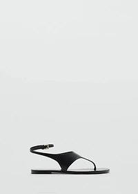 Leather straps sandals