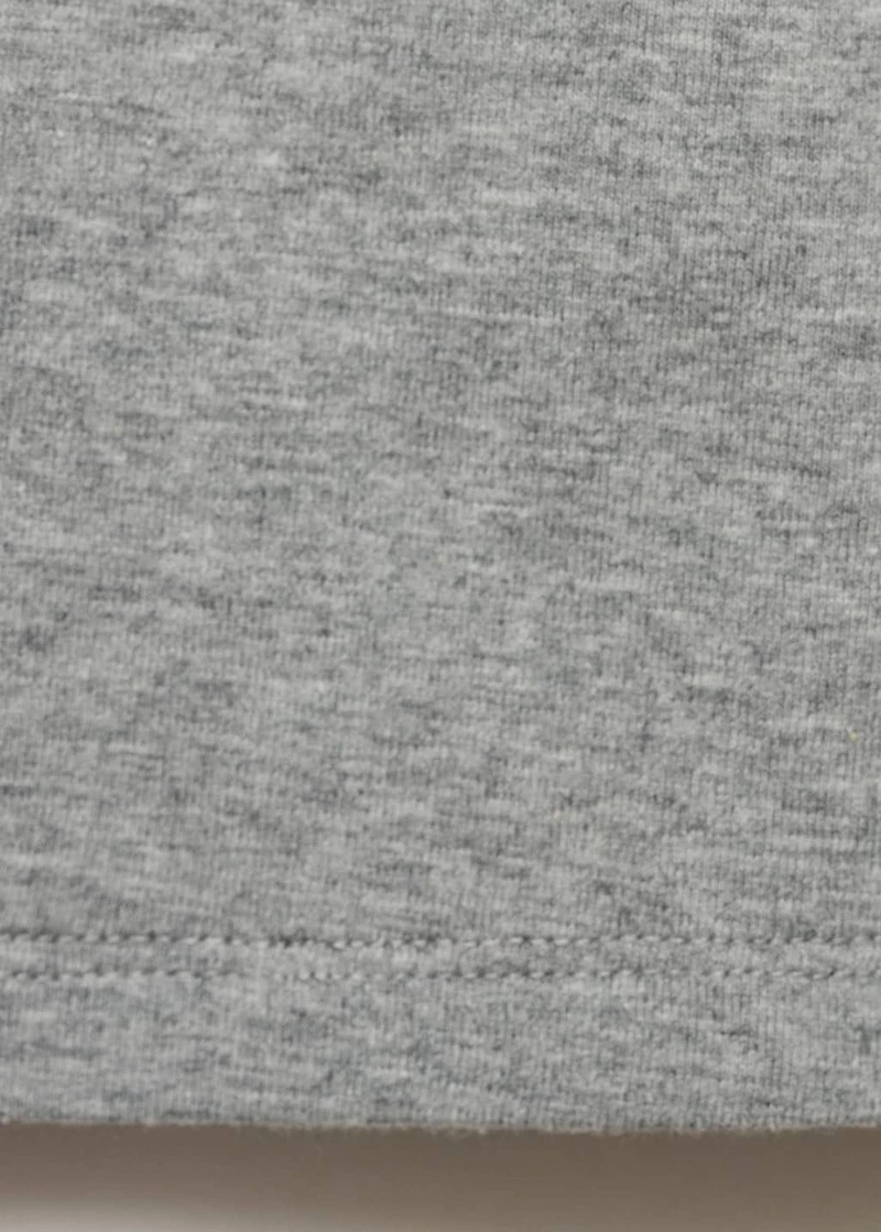 Crochet cotton t-shirt with flower