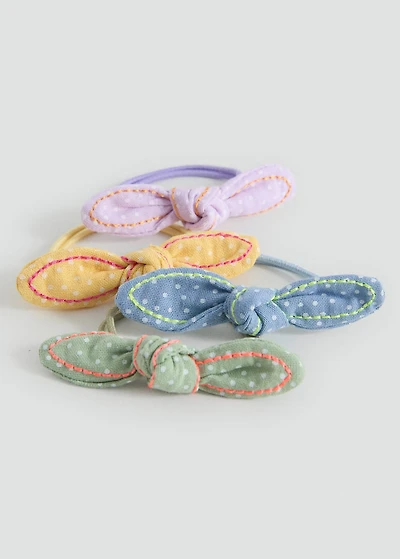 Bow hair tie