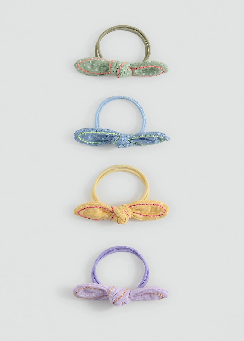Bow hair tie