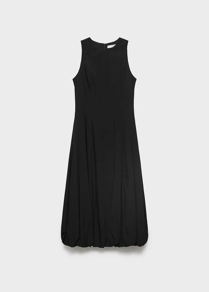 Long balloon dress