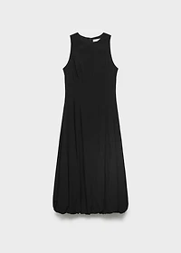 Long balloon dress