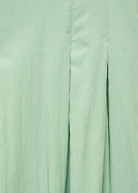 Midi-dress with pleats