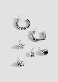 6-pack earrings