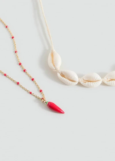 2 pack of necklaces