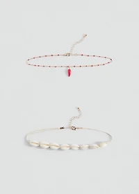 2 pack of necklaces