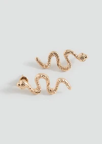 Snake design earrings