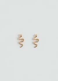 Snake design earrings