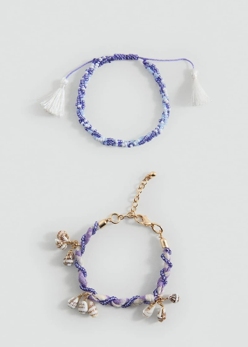 2-pack combined anklets