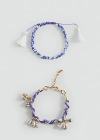 2-pack combined anklets
