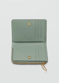 Leather-effect wallet