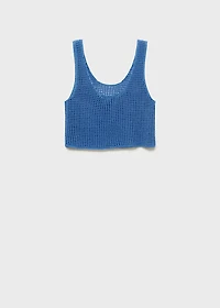 Knitted crop top