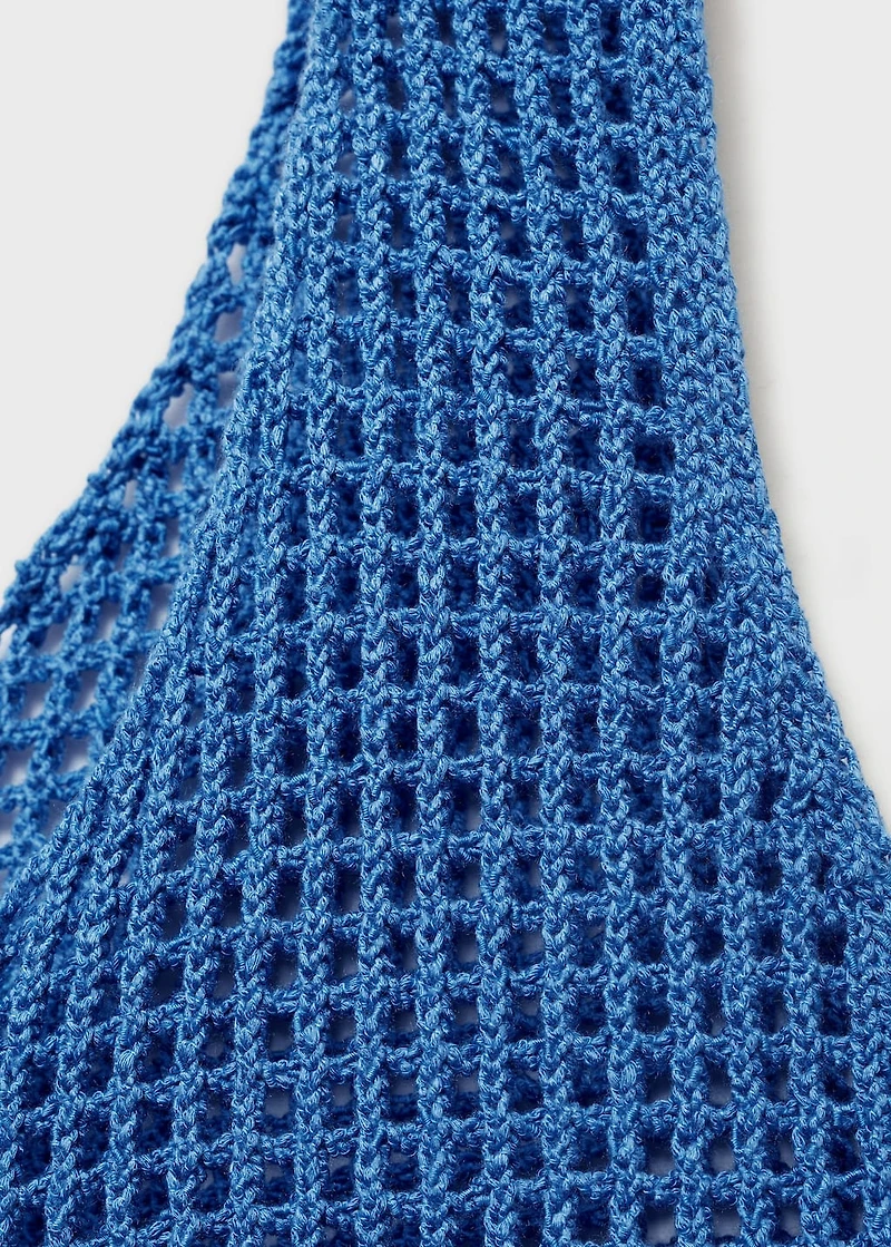 Knitted crop top