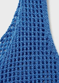 Knitted crop top